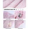 image:imageFlygo Girls Faux Fur Vest Kids Sleeveless Open Front Fluffy Jacket Warm Winter Fuzzy Waistcoat Outerwear with PocketsPink