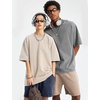 image:imageFlygo Mens Oversized TShirts Acid Wash Cotton Vintage Loose Fit Baggy Tees Summer Short Sleeve Basic Streetwear TopsBlackgreykhakibluebeige