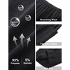 image:imageFlygo Girls Wide Leg Pants Casual Flowy Elastic Waist Palazzo Harem Trousers with Pockets 1314YBlackXL