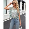 image:imageFlygo Womens Hollow Out Floral Lace Vest Cropped Embroideried Summer Crochet Coverup 2026 Trendy Blouse TopsLight Green