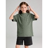 image:imageFlygo Boys Girls 3 Pack Cotton Tshirts Unisex Kids Acid Wash Crewneck Basic Tees Summer Vintage Short Sleeve Plain Tops 514YArmy