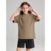 image:imageFlygo Boys Girls 3 Pack Cotton Tshirts Unisex Kids Acid Wash Crewneck Basic Tees Summer Vintage Short Sleeve Plain Tops 514YCoffee