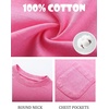 image:imageFlygo Boys Girls 3 Pack Cotton Tshirts Unisex Kids Acid Wash Crewneck Basic Tees Summer Vintage Short Sleeve Plain Tops 514YRose
