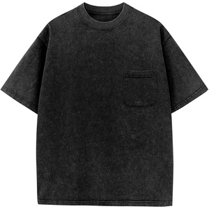 image:imageFlygo Boys Girls 3 Pack Cotton Tshirts Unisex Kids Acid Wash Crewneck Basic Tees Summer Vintage Short Sleeve Plain Tops 514YBlack