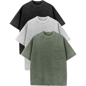 image:imageFlygo Boys Girls 3 Pack Cotton Tshirts Unisex Kids Acid Wash Crewneck Basic Tees Summer Vintage Short Sleeve Plain Tops 514YBlacklightgreyarmy