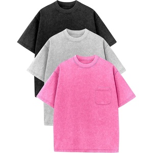 image:imageFlygo Boys Girls 3 Pack Cotton Tshirts Unisex Kids Acid Wash Crewneck Basic Tees Summer Vintage Short Sleeve Plain Tops 514YBlacklightgreyrose