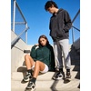 image:imageFlygo Women and Men Zip Up Hoodies 100 Cotton Long Sleeve Oversized Sweatshirts Acid Wash Y2K Baggy Fall Jacket with PocketsDarkgreen