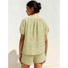 image:imageFlygo Womens Floral Pajamas Sets 2 Piece Lounge Set Button Down Tops and Soft Shorts Sleepwear with PocketsOrange