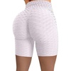 image:imageFlygo Womens Scrunch TIK Tok Ruched Butt Lifting Workout Running Yoga Leggings ShortsWhite