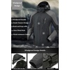 image:imageFlygo Mens Winter Warm 3 in 1 Hooded Windproof Waterproof Fleece Lined Moutain Ski JacketRed