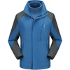 image:imageFlygo Mens Winter Warm 3 in 1 Hooded Windproof Waterproof Fleece Lined Moutain Ski JacketDenim Blue