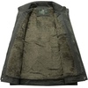 image:imageFlygo Mens Warm Fleece Padded Full Zip Up MultiPocket Outdoor Lightweight Vest XLarge Army Green