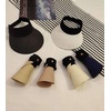 image:imageFlygo Womens Foldable Wide Brim Sun Visor UV Protection Summer Sun Straw HatBlack