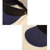image:imageFlygo Womens Foldable Wide Brim Sun Visor UV Protection Summer Sun Straw HatNavy