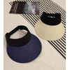 image:imageFlygo Womens Foldable Wide Brim Sun Visor UV Protection Summer Sun Straw HatNavy