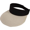 image:imageFlygo Womens Foldable Wide Brim Sun Visor UV Protection Summer Sun Straw HatWhite