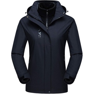 image:imageFlygo Womens Winter Warm 3in1 Interchange Camp Ski Jacket with Detachable Inner FleeceBlack