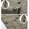 image:imageFlygo Mens Casual Jackets Stand Collar Lightweight Windproof Waterproof Parka Jacket OuterwearBlack