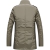 image:imageFlygo Mens Casual Jackets Stand Collar Lightweight Windproof Waterproof Parka Jacket OuterwearKhaki