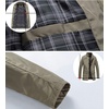 image:imageFlygo Mens Casual Jackets Stand Collar Lightweight Windproof Waterproof Parka Jacket OuterwearKhaki