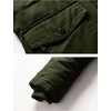 image:imageFlygo Mens Winter Warm MidLong Faux Fur Trim Hooded Sherpa Lined Parka JacketKhaki
