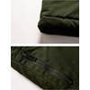 image:imageFlygo Mens Winter Warm MidLong Faux Fur Trim Hooded Sherpa Lined Parka JacketKhaki