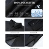 image:imageFlygo Sheer Tops for Women See Through Shiny Button Down Shirts Sexy Long Sleeve Loose Collared Blouse Top for Going OutBlack
