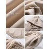 image:imageFlygo Womens Fleece 2 Piece Outfits Lounge Hoodie Sweatsuits Sets Oversized Sweatshirt Baggy Sweatpants Set WPocketsBeigeS