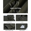 image:imageFlygo Women and Men Zip Up Hoodies 100 Cotton OversizedArmyGreenXL  Breathable brushed cotton fabric baggy Y2K silhouette zipper hoodie with pockets casual skate amp commute outerwear