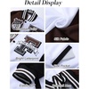 image:imageFlygo Womens Cropped Baseball Jacket Color Block Print Y2k Varsity Bomber Uniform StreetwearBrown