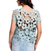 image:imageFlygo Hollow Out Floral Lace Vest Crop Top for Women 2026 Going Out Tops  Sleeveless Crochet Tops Cropped Summer Y2K Coverup Lightweight Breathable Seethrough Top Sexy Party VacationLight Green