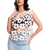 image:imageFlygo Hollow Out Floral Lace Vest Crop Top for Women 2026 Going Out Tops  Sleeveless Crochet Tops Cropped Summer Y2K Coverup Lightweight Breathable Seethrough Top Sexy Party VacationWhite