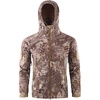 image:imageFlygo Mens Mens Tactical Camouflage Hooded Outdoor Fleece Coat Softshell Jacket Sand Python Large