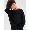 image:imageFlygo Boys Girls 2 Piece Outfits Fleece Kids Sweatsuit Crewneck Sweatshirt and Sweatpants Tracksuit Clothing SetBlackS