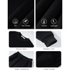 image:imageFlygo Boys Girls 2 Piece Outfits Fleece Kids Sweatsuit Crewneck Sweatshirt and Sweatpants Tracksuit Clothing SetBlackS