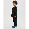 image:imageFlygo Boys Girls 2 Piece Outfits Fleece Kids Sweatsuit Crewneck Sweatshirt and Sweatpants Tracksuit Clothing SetBlackS