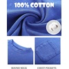 image:imageFlygo Boys Oversized Tshirt Acid Wash Vintage Cotton Crewneck 514Y  Acid Wash Cotton Tops Classic Crewneck Front Chest Pocket Vintage Texture Loose Short Sleeve Unisex Kids Casual TeesBlackdarkgreydarkblue