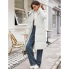 image:imageFlygo Womens Long Hooded Puffer Coat Thickened Winter Down Parka JacketLight Grey