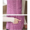 image:imageFlygo Womens Lightweight Slim Fit Single Breasted Fleece Lined Quilted Puffer VestBlack