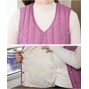 image:imageFlygo Womens Lightweight Slim Fit Single Breasted Fleece Lined Quilted Puffer VestBlack