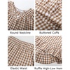 image:imageFlygo Girls Cotton Gingham Sets Cute Summer Outfits Shorts Set 514 YearsBrown