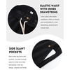 image:imageFlygo Linen Pants Men Casual Wide Leg Baggy Trousers with Pockets  Cotton Linen Blend Comfy Breathable Adjustable Drawstring Waist Relaxed Fit for Summer Lounging Daily Beach YogaBlack