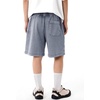 image:imageFlygo Boys Shorts Cotton Acid Washed Jogger Shorts with Pockets  Soft Breathable Cotton Elastic Waist Drawstring Loose Comfy Fit for Active Kids Daily Running Playing Summer CampLight Grey