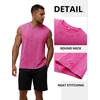 image:imageFlygo Mens Vintage Acid Washed Crew Neck Sleeveless Tank Top  Soft Breathable Cotton Fabric Raw Edge Sleeveless Cut Relaxed Loose Fit Casual Workout Tank Top for Summer Daily WearBlackgreycoffeearmygreenrosered