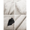 image:imageFlygo Womens Faux Fur Coat Winter Warm Cropped Fluffy Shaggy Jacket  Smooth Lining Open Front Long Sleeve Snap Button 2 Pockets 2026 Luxury Fuzzy Outerwear Cardigan Going Out Wedding PartyBeige