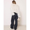 image:imageFlygo Womens Faux Fur Coat Winter Warm Cropped Fluffy Shaggy Jacket  Smooth Lining Open Front Long Sleeve Snap Button 2 Pockets 2026 Luxury Fuzzy Outerwear Cardigan Going Out Wedding PartyBeige