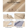 image:imageFlygo Womens Long Trench Coat Windproof Oversized Casual Fall Jackets  Single Breasted Plaid Lining Lapel Button Down Long Sleeve Pockets Classic Spring Overcoat OuterwearKhaki