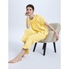 image:imageFlygo Womens Plaid 2 Piece Pajamas Sets Cotton Ruffle Lounge Sleepwear Pjs  Button Down Short Puff Sleeve Babydoll Shirt Wide Leg Elastic Waist Drawstring Pants with Pockets Y2K Gingham Matching SetsYellow