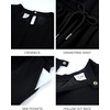 image:imageFlygo Womens Sleeveless Wide Leg Jumpsuit Casual Summer  Soft Flowy Lightweight Fabric Elastic Waist Sleeveless Top Loose Wide Leg Trousers with Side Pockets Casual OutfitBlack