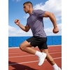 image:imageFlygo Mens Workout Shirts Athletic Running Gym Short Sleeve TShirts Top  Quick Dry Sun Protection Cooling Active Tee Top Stretchy Breathable Moisturewicking Fitness Hiking Climbing CyclingPurple